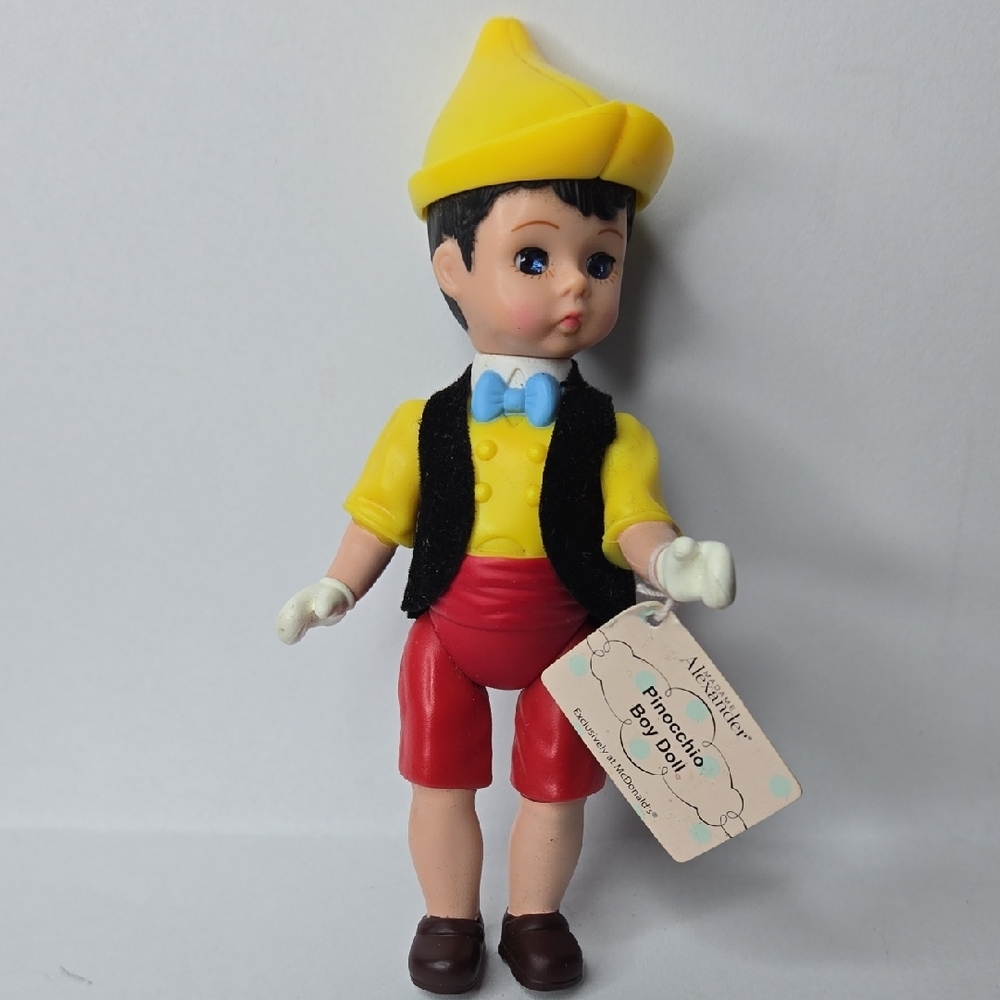 Disney Pinocchio Boy Doll McDonald's Toy,‎ Madame Alexander Vintage